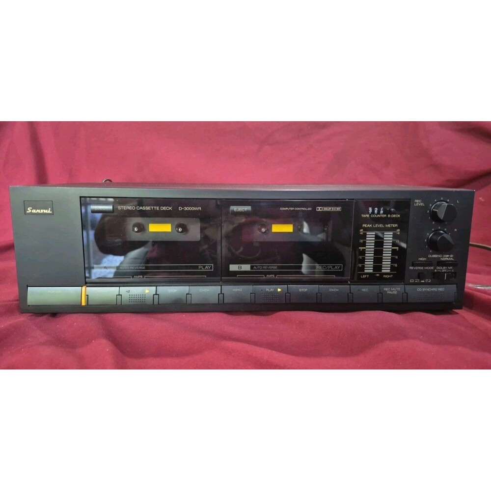 Sansui D-300WR Cassette Deck Parts Not Working